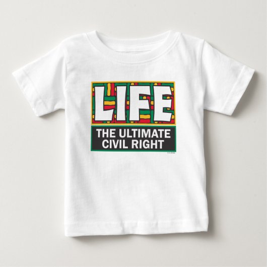 Baby t-shirt or one-piece. (Voorkant)
