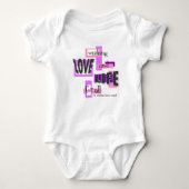 Baby t-shirt or one-piece. (Voorkant)