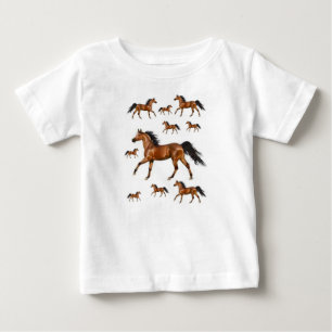 Baby T-shirt Paard