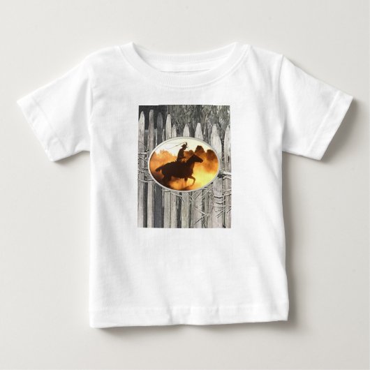 Baby T-shirt Paard (Voorkant)