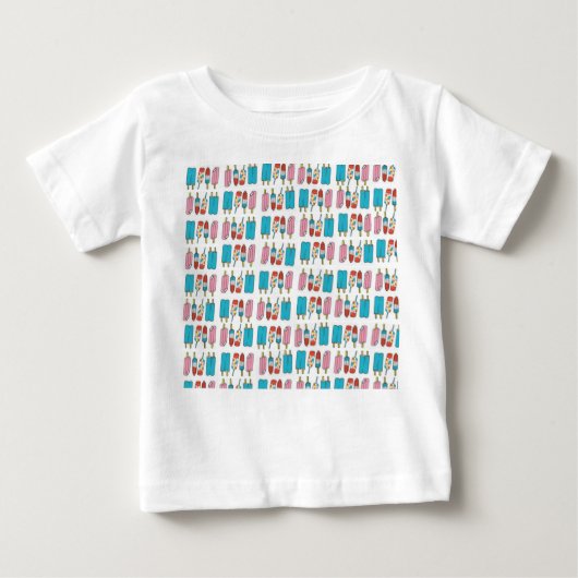 Baby T-shirt Popsicles (Voorkant)