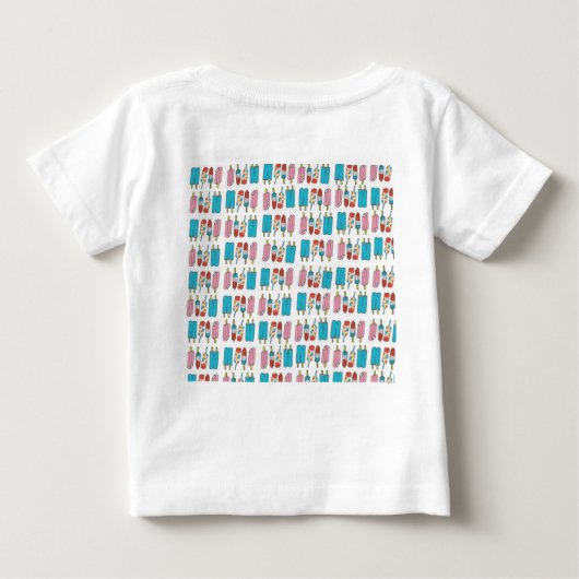 Baby T-shirt Popsicles (Achterkant)