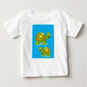 Baby T-shirt schildpad (Voorkant)
