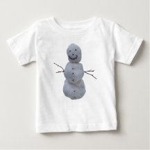 Baby T-shirt – Sneeuwman