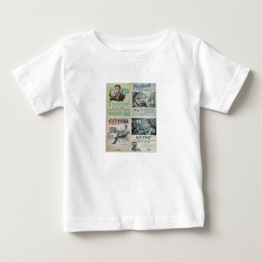 Baby T-shirt Social Media (Voorkant)