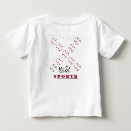 Baby T-shirt Sport (Achterkant)