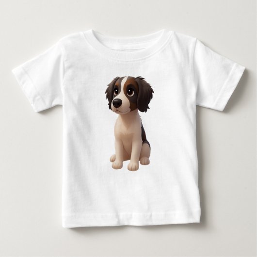 Baby T Shirt Sprollie Puppy (Voorkant)