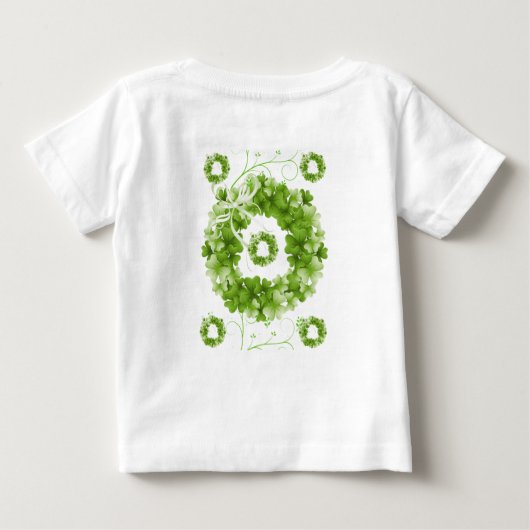 Baby T-shirt St. Patrick's Day (Achterkant)