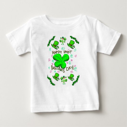Baby T-shirt St. Patrick's Day (Voorkant)