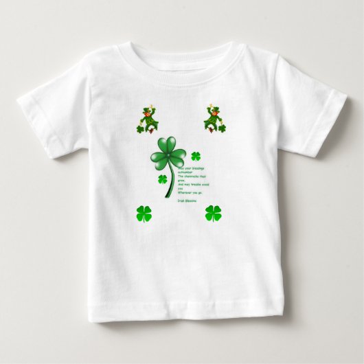 Baby T-shirt St. Patrick's Day (Voorkant)