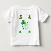 Baby T-shirt St. Patrick's Day (Achterkant)
