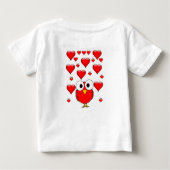 Baby T-shirt Valentijnsdag (Achterkant)