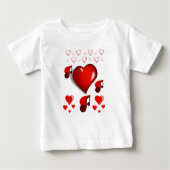 Baby T-shirt Valentijnsdag (Voorkant)