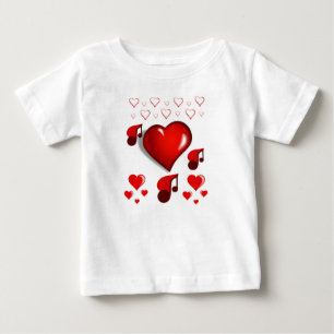 Baby T-shirt Valentijnsdag