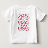Baby T-shirt Valentijnsdag (Achterkant)