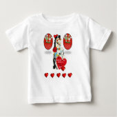Baby T-shirt Valentijnsdag (Voorkant)