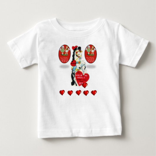 Baby T-shirt Valentijnsdag (Voorkant)