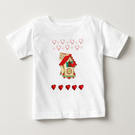 Baby T-shirt Valentijnsdag (Voorkant)