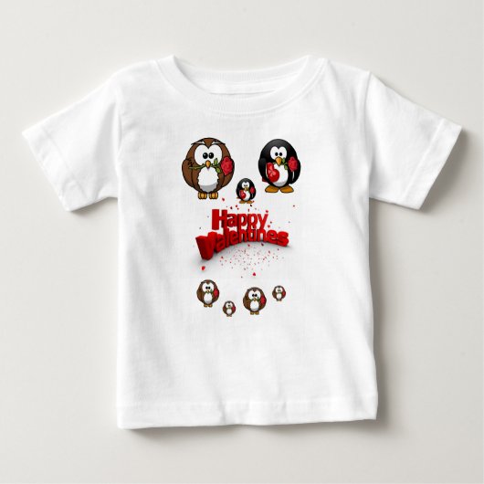 Baby T-shirt Valentijnsdag (Voorkant)