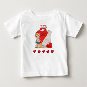 Baby T-shirt Valentijnsdag