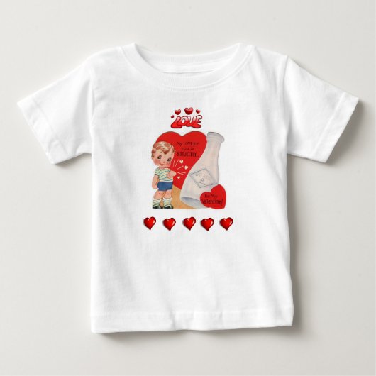 Baby T-shirt Valentijnsdag (Voorkant)
