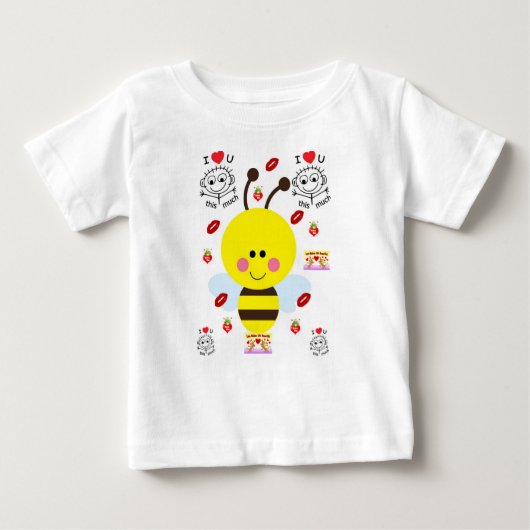 Baby T-shirt Valentijnsdag (Voorkant)