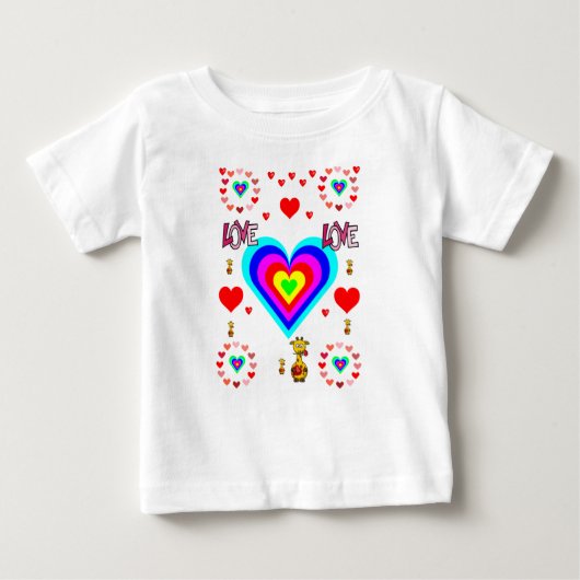 Baby T-shirt Valentijnsdag (Voorkant)