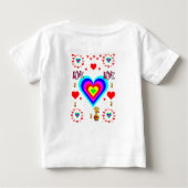 Baby T-shirt Valentijnsdag (Achterkant)