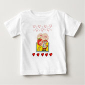 Baby T-shirt Valentijnsdag (Voorkant)