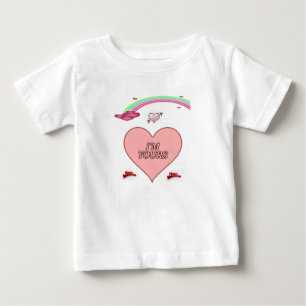 Baby T-shirt Valentijnsdag