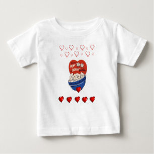 Baby T-shirt Valentijnsdag