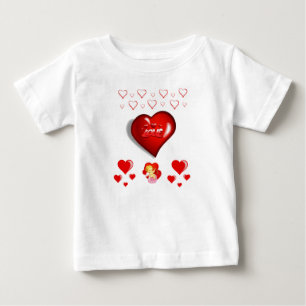 Baby T-shirt Valentijnsdag