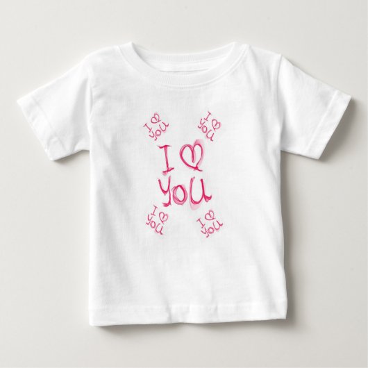 Baby T-shirt Valentijnsdag (Voorkant)