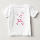 Baby T-shirt Valentijnsdag (Achterkant)