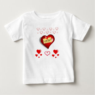 Baby T-shirt Valentijnsdag