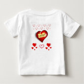 Baby T-shirt Valentijnsdag (Achterkant)
