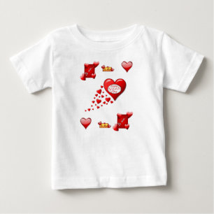 Baby T-shirt Valentijnsdag