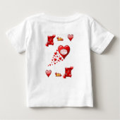 Baby T-shirt Valentijnsdag (Achterkant)