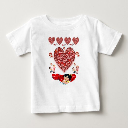 Baby T-shirt Valentijnsdag (Voorkant)
