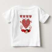 Baby T-shirt Valentijnsdag (Achterkant)