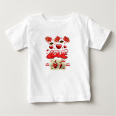 Baby T-shirt Valentijnsdag (Voorkant)