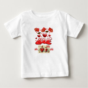 Baby T-shirt Valentijnsdag
