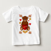 Baby T-shirt Valentijnsdag (Voorkant)