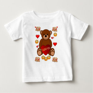 Baby T-shirt Valentijnsdag