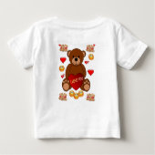 Baby T-shirt Valentijnsdag (Achterkant)