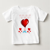 Baby T-shirt Valentijnsdag (Voorkant)