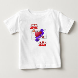 Baby T-shirt Valentijnsdag