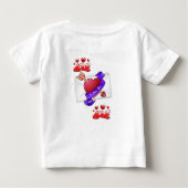 Baby T-shirt Valentijnsdag (Achterkant)