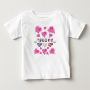 Baby T-shirt Valentijnsdag