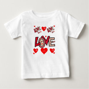 Baby T-shirt Valentijnsdag